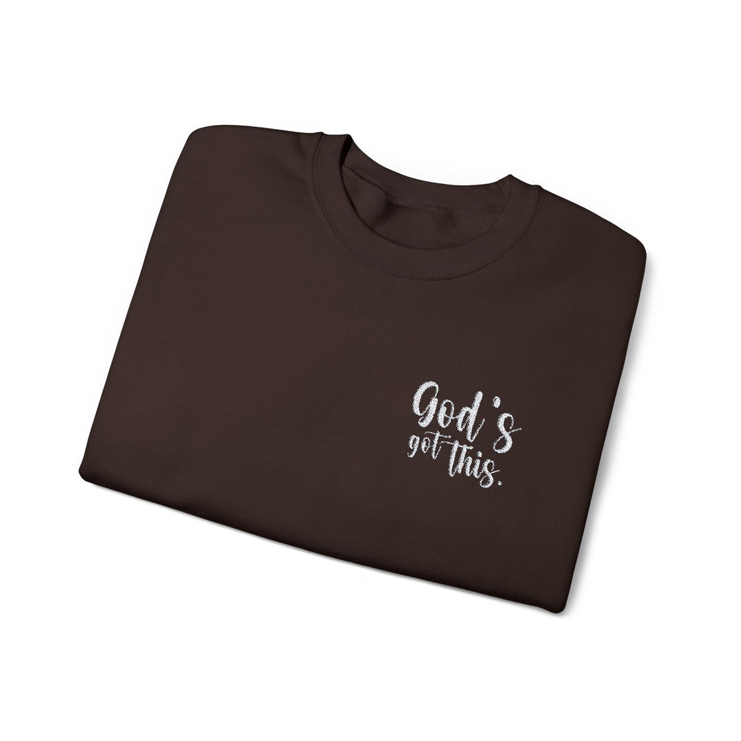 Embroidered God's Got This - Unisex Crew-Neck Sweatshirt