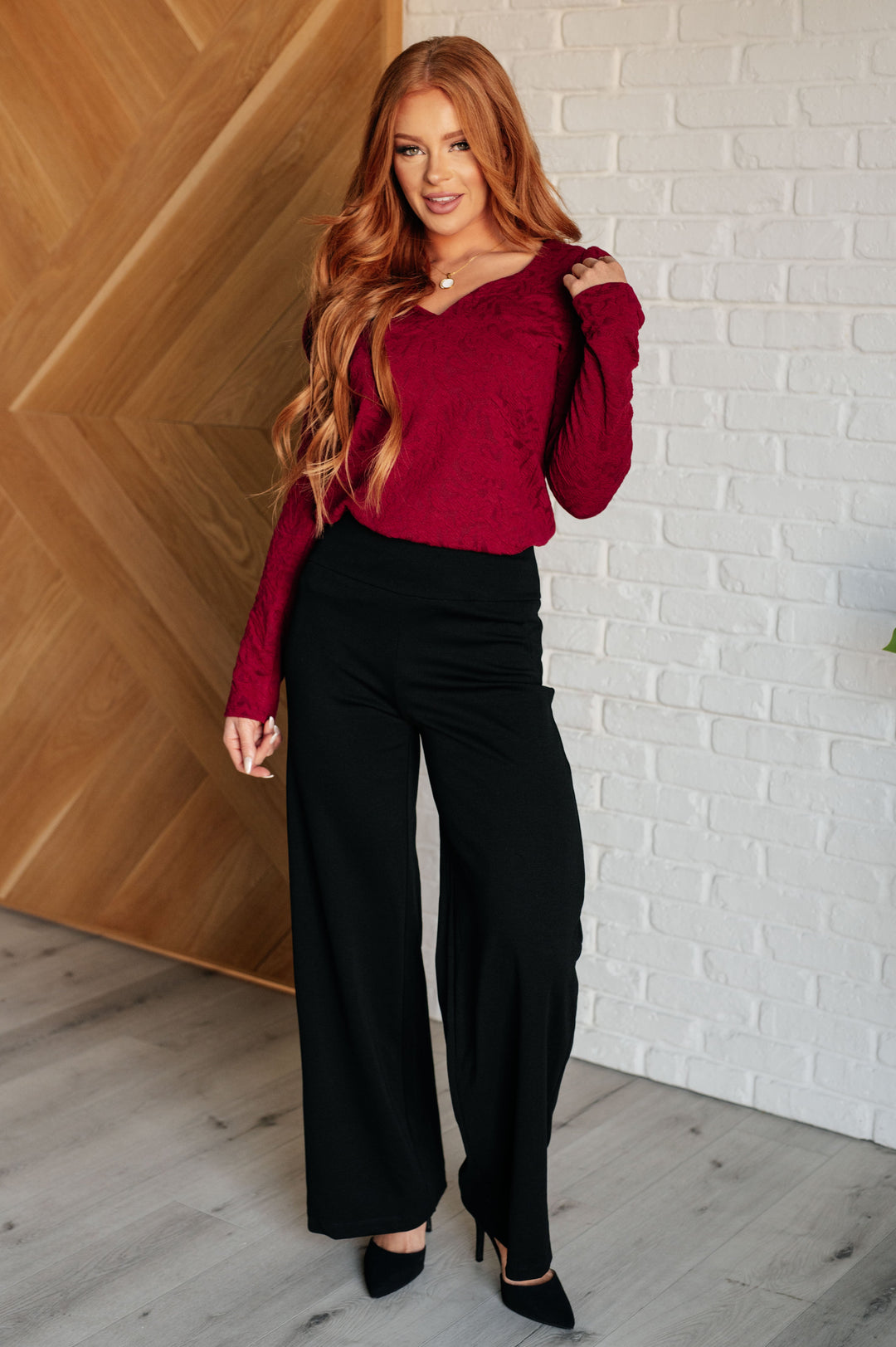 Magic Wide-Leg Pants - Black