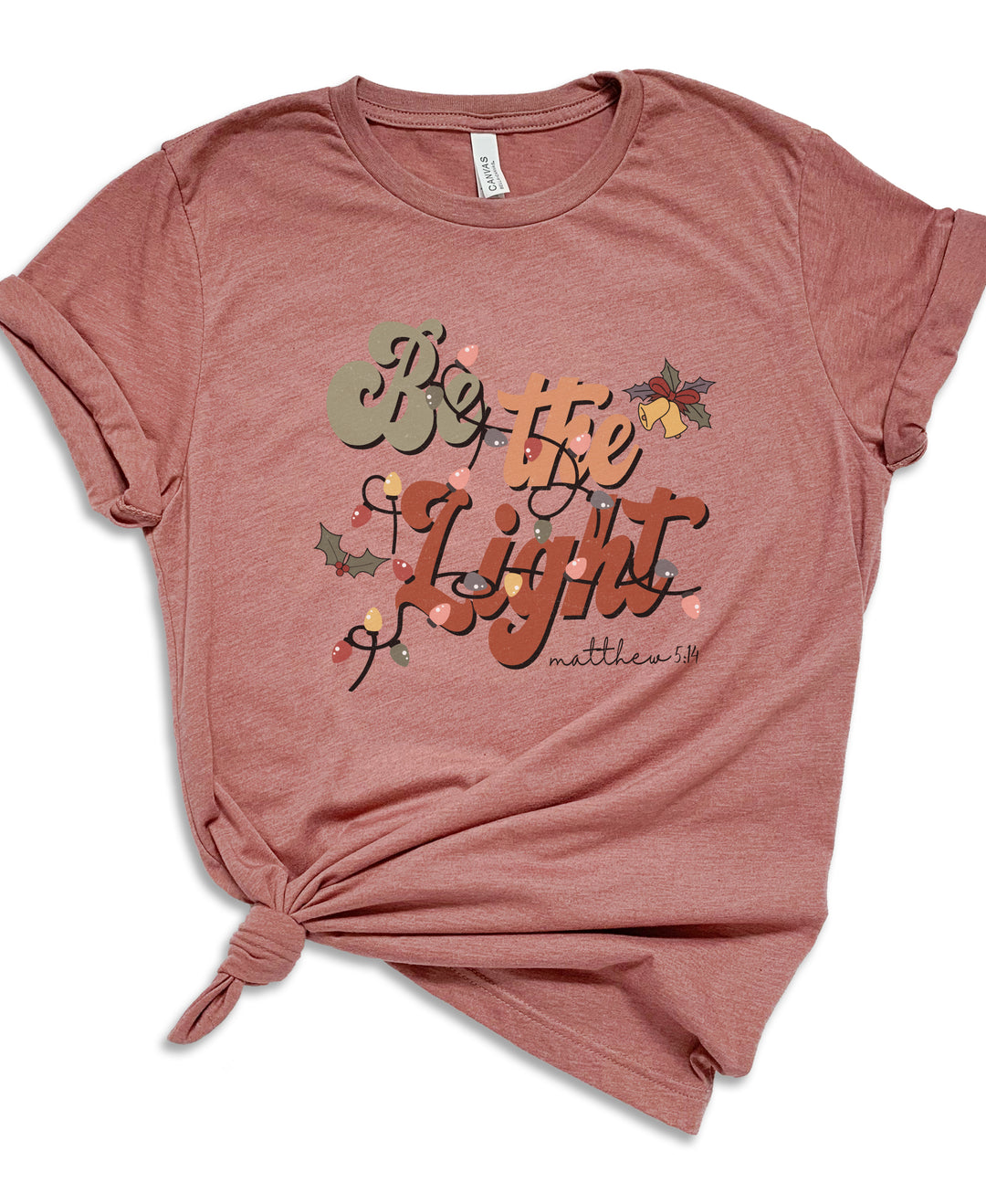 Be The Light: Christmas Lights - Unisex Crew-Neck Tee