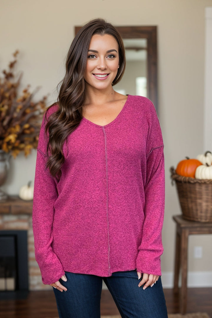 Berry Beautiful Sweater Top