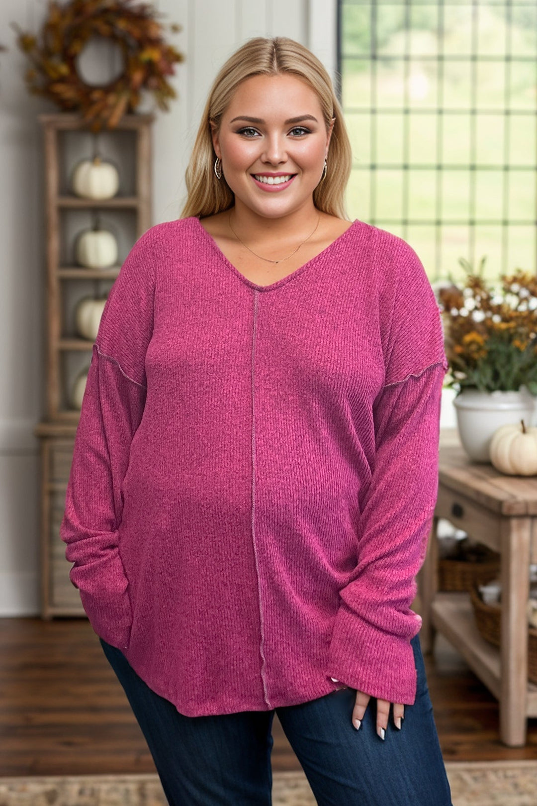 Berry Beautiful Sweater Top