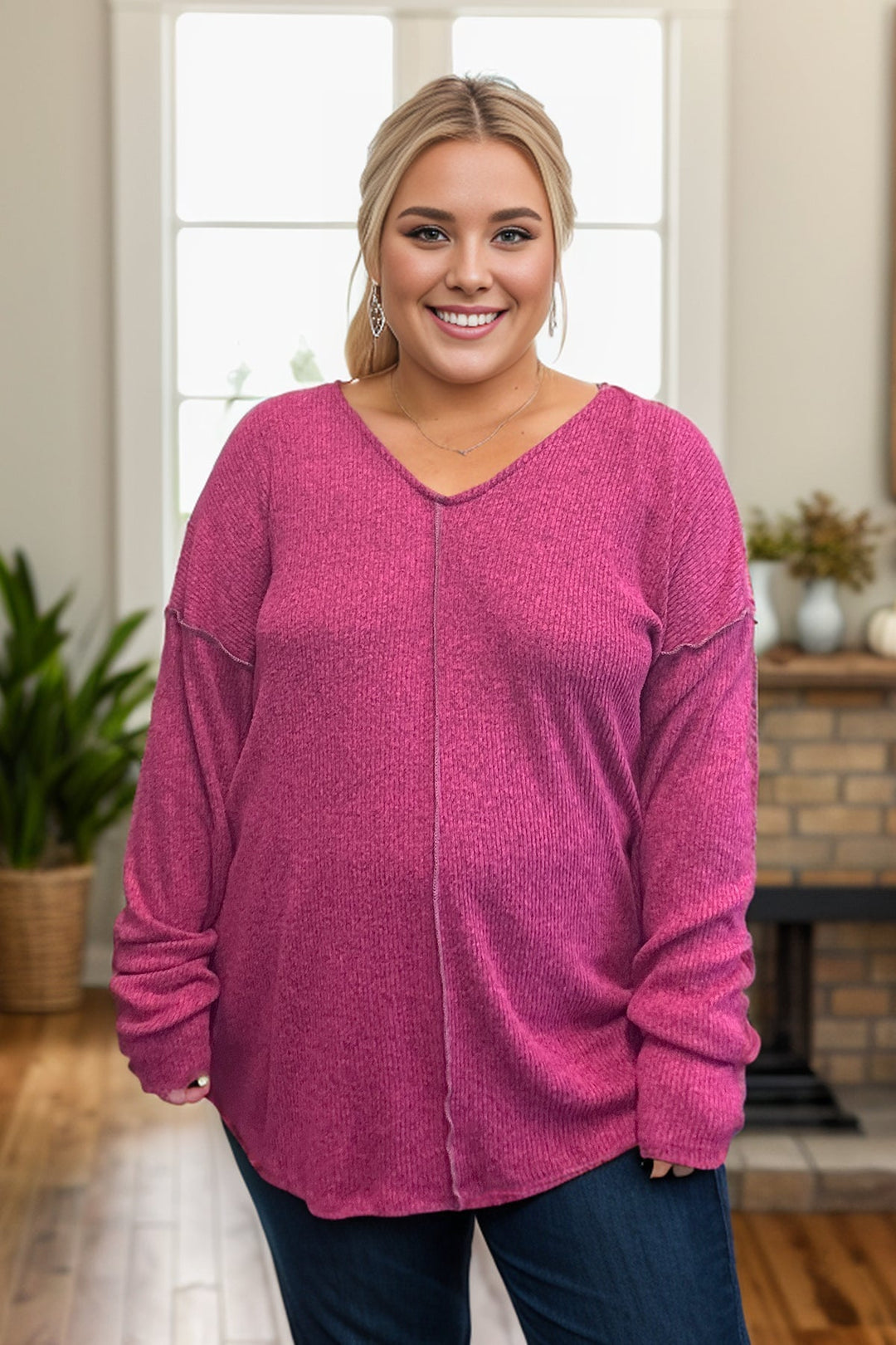 Berry Beautiful Sweater Top