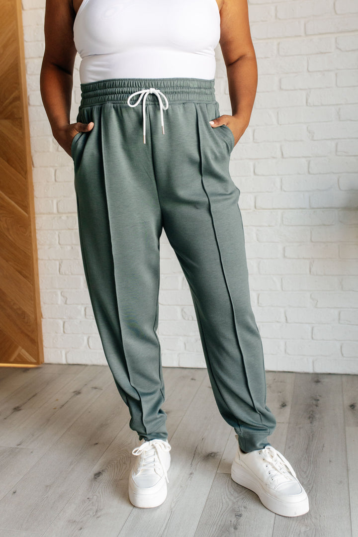 Comfort Flex Scuba Joggers - Ash Jade