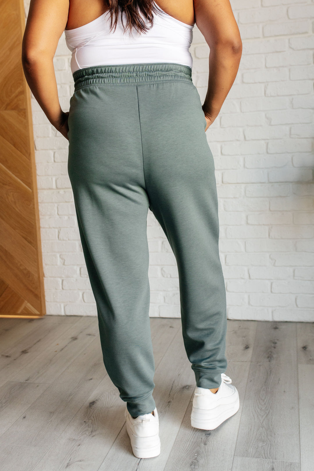 Comfort Flex Scuba Joggers - Ash Jade