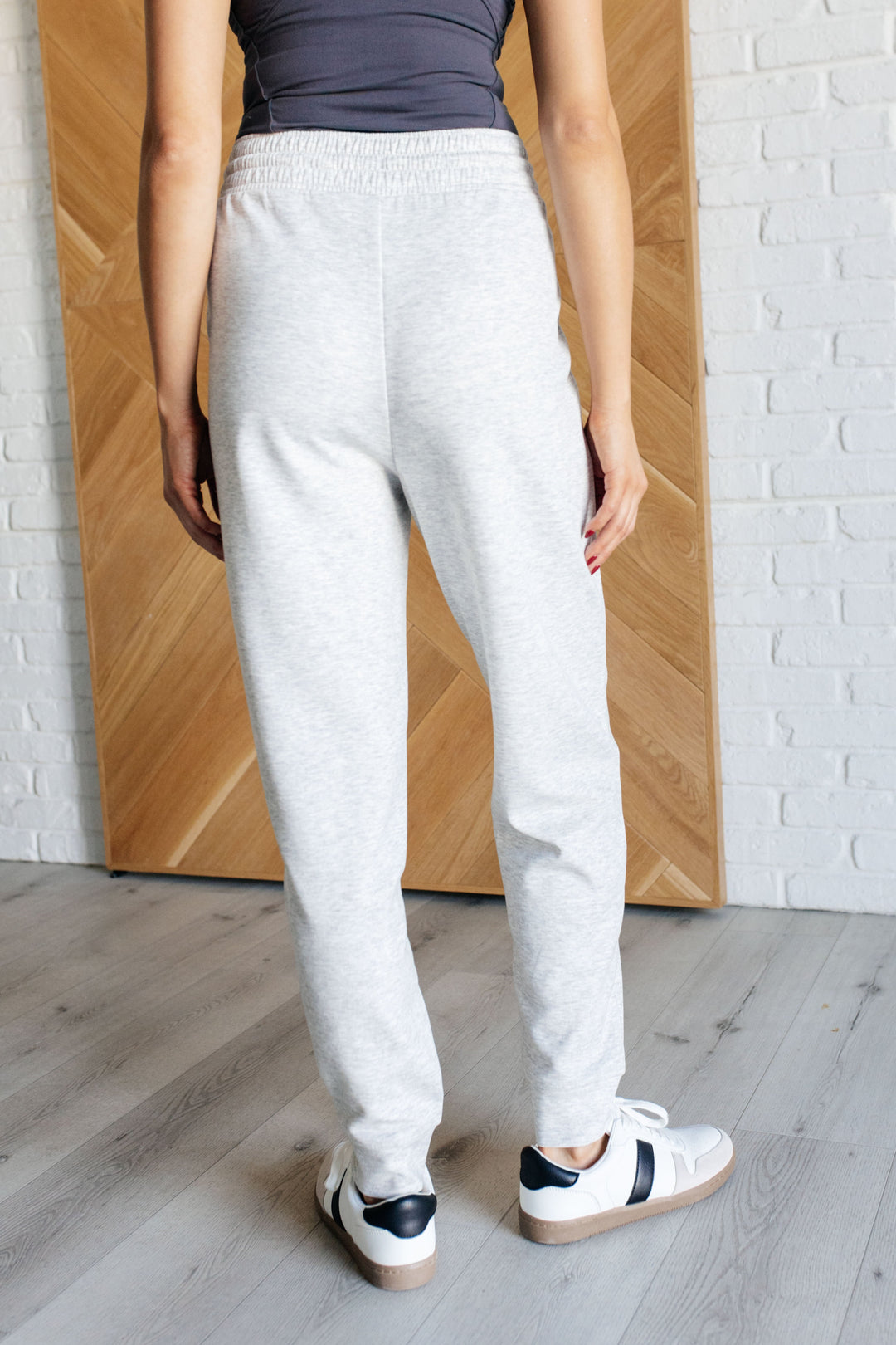 Comfort Flex Scuba Joggers - Heather Grey