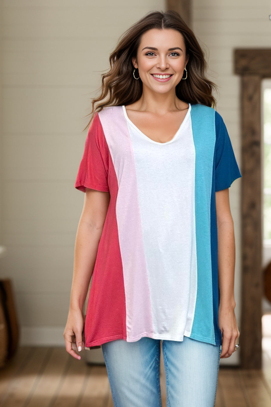 Radiant Color Dolman Top