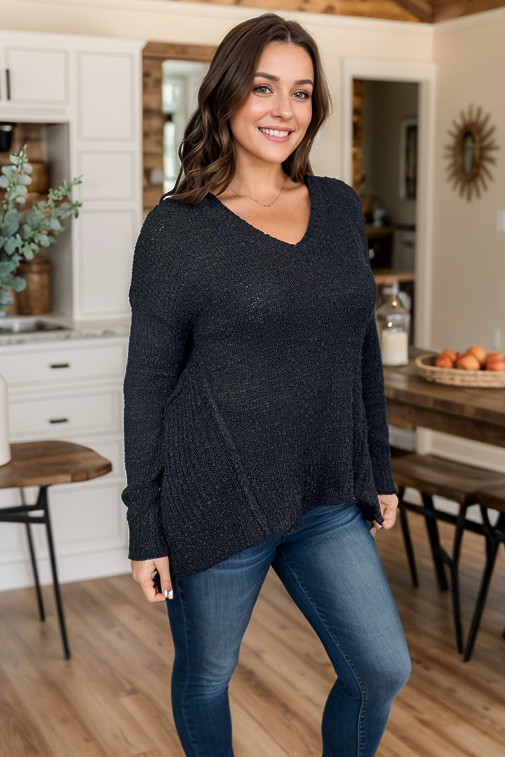 Cozy Time - Popcorn Sweater Pullover