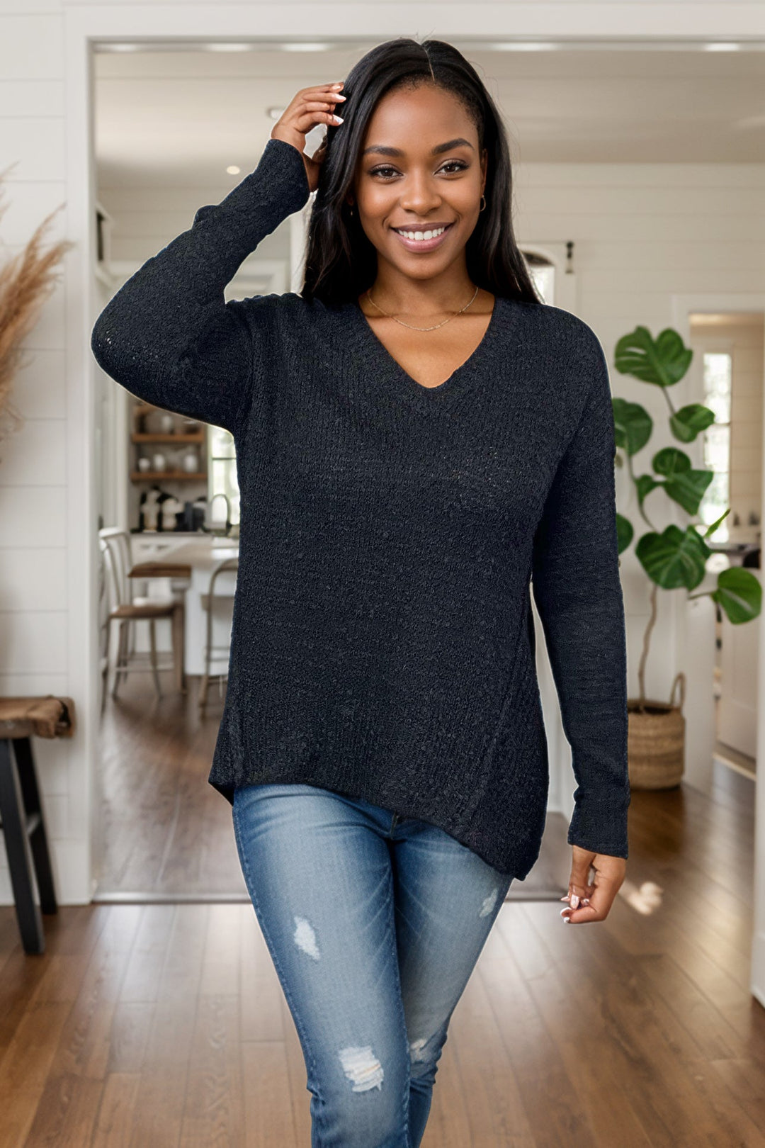 Cozy Time - Popcorn Sweater Pullover