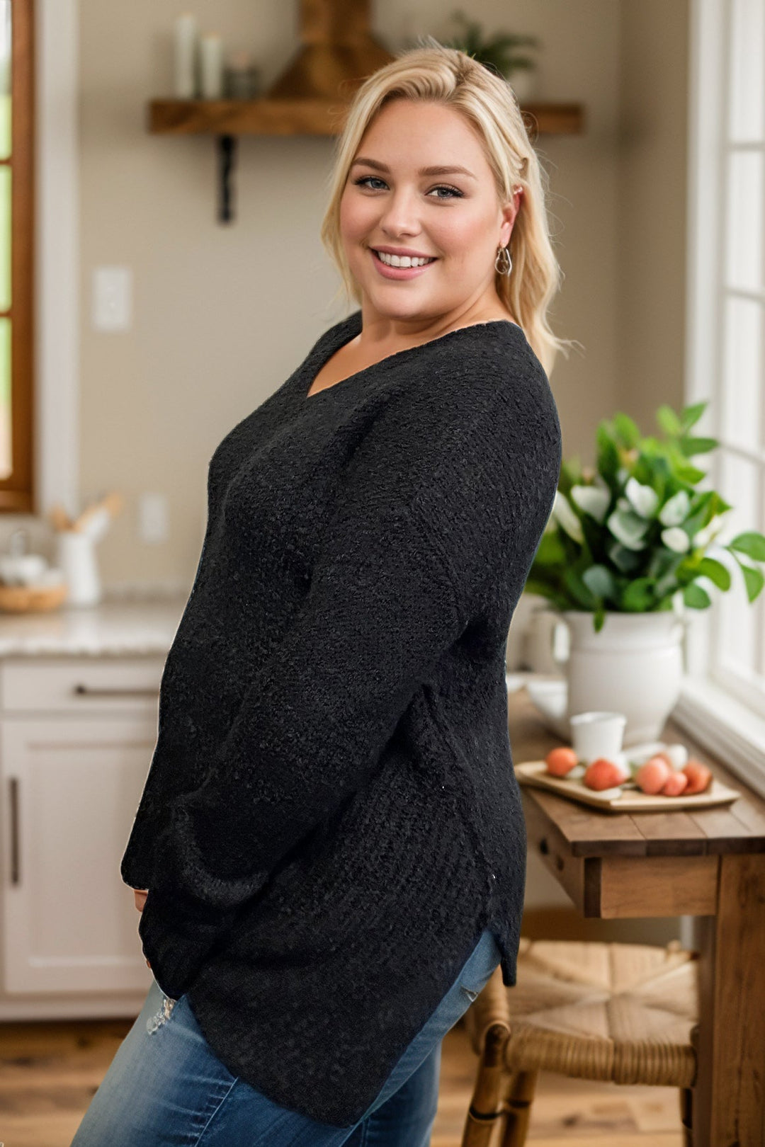 Cozy Time - Popcorn Sweater Pullover