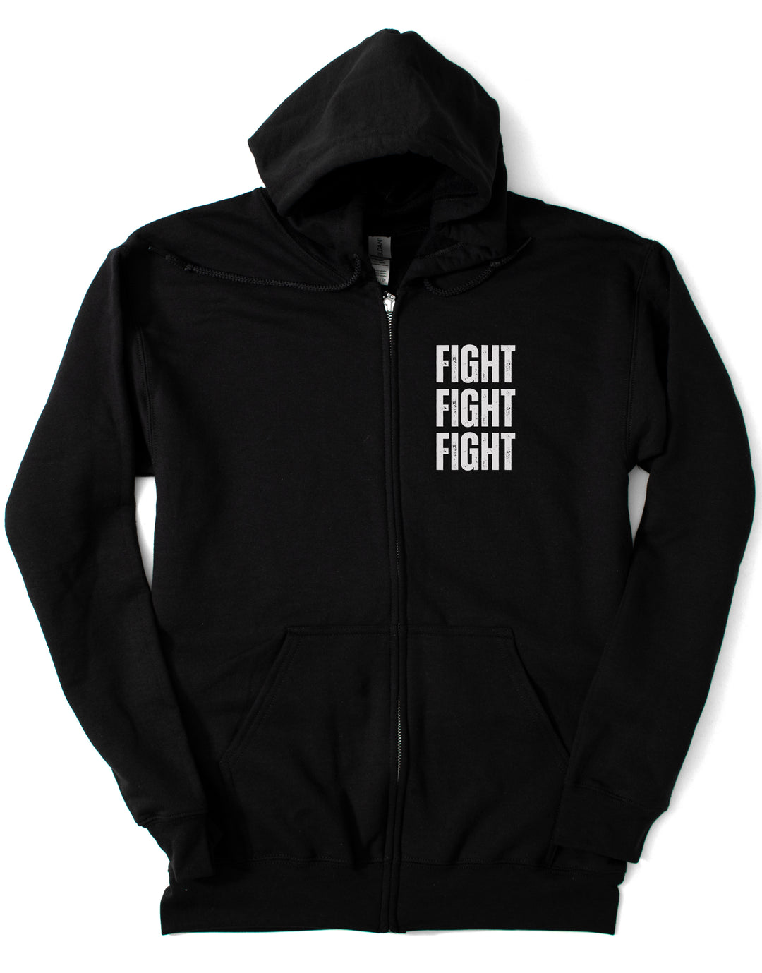 Fight, fight, fight - Unisex Zip-Up Hoodie Sweatshirt