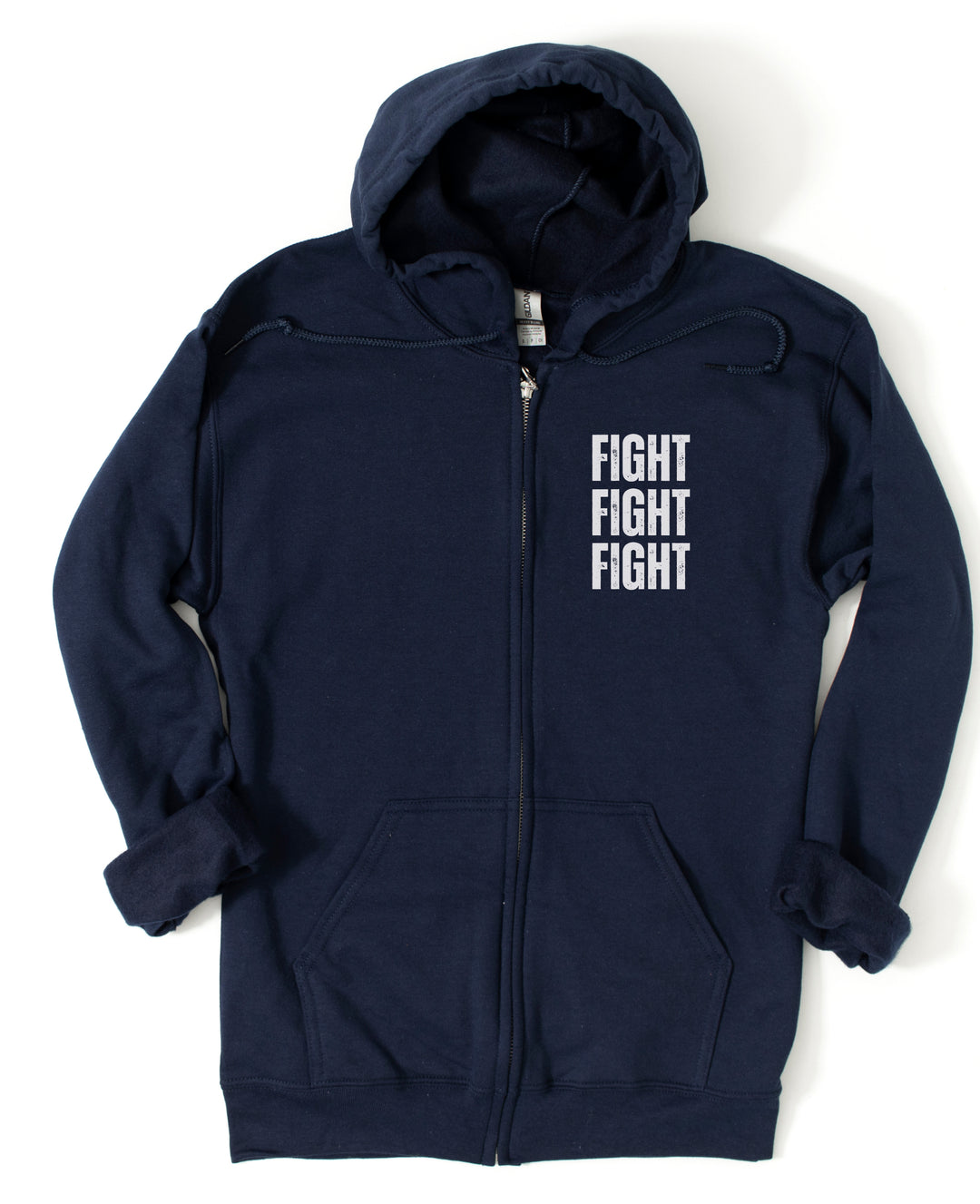 Fight, fight, fight - Unisex Zip-Up Hoodie Sweatshirt