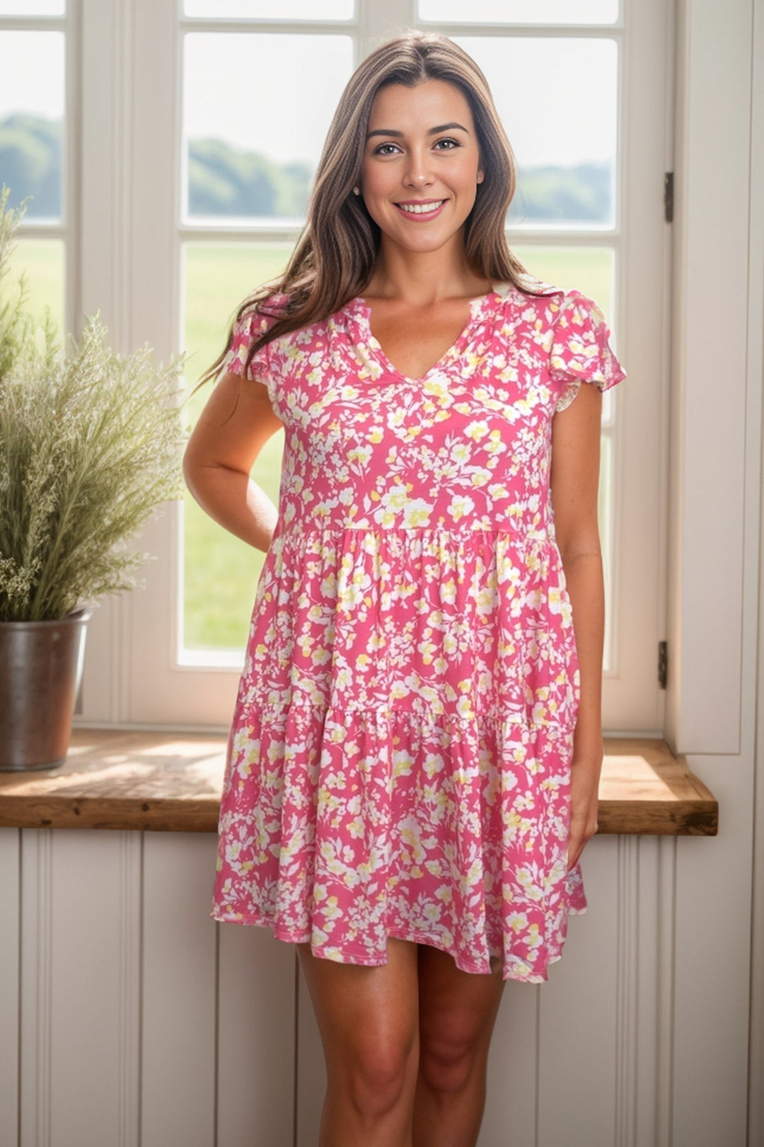 Floral Fun Babydoll Dress