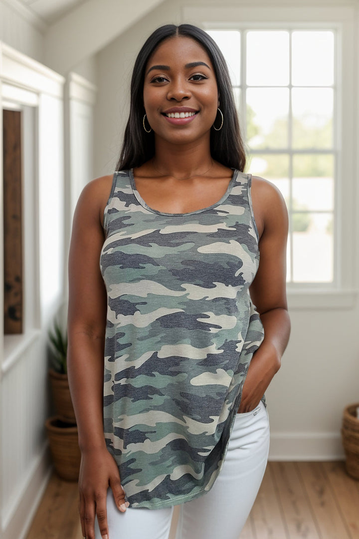 Casual Camo Top