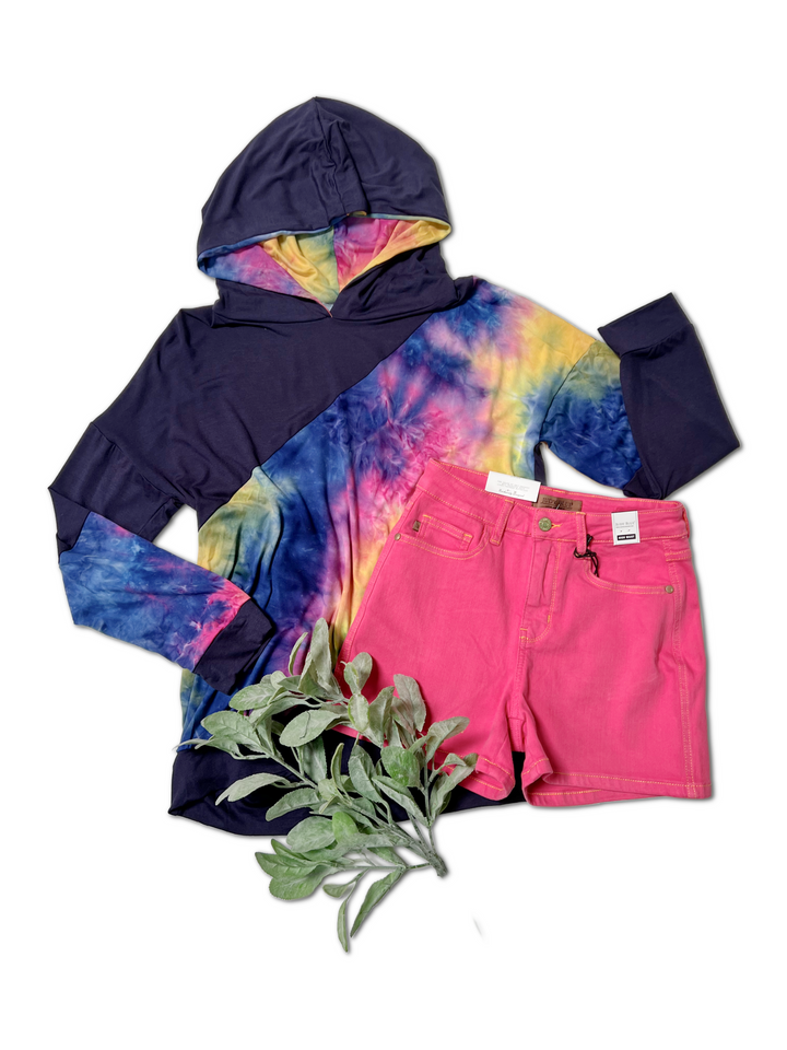 Blazing Courage Tie-Dye Hoodie