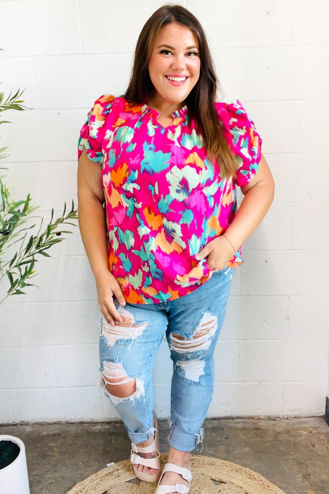 Bright Florals Top