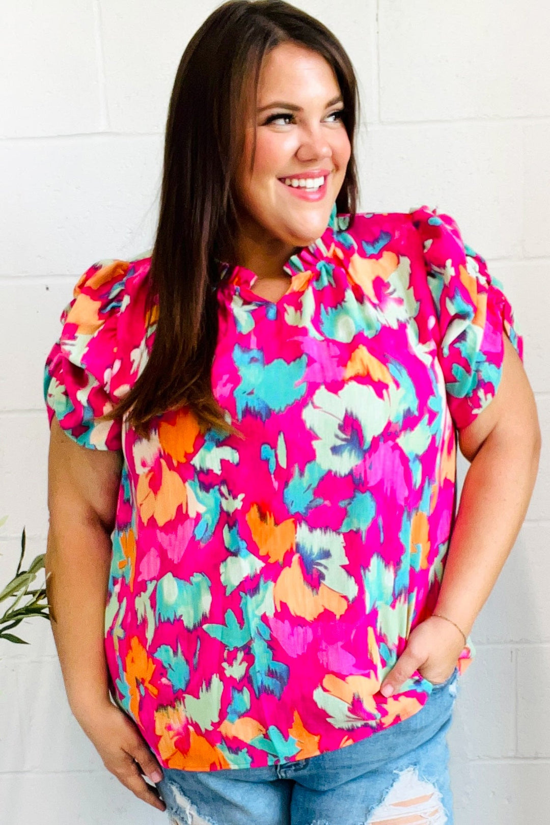 Bright Florals Top