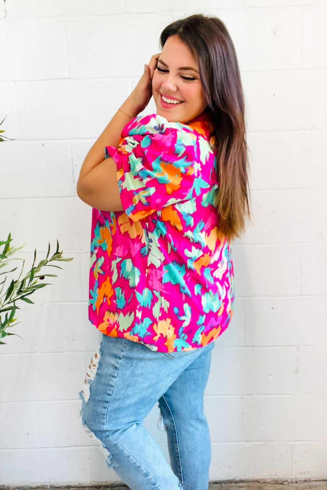 Bright Florals Top