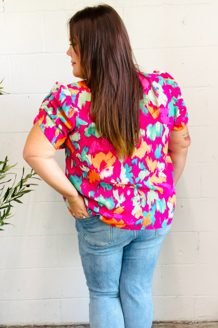 Bright Florals Top