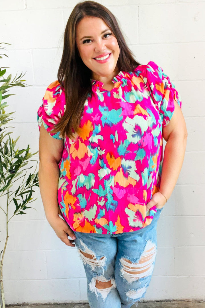 Bright Florals Top