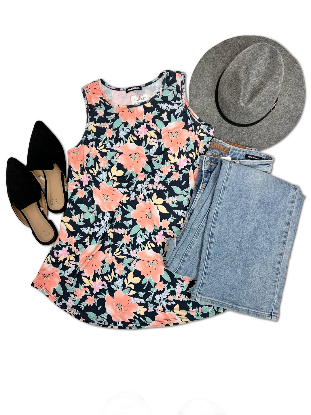 Paradise Florals Sleeveless Top