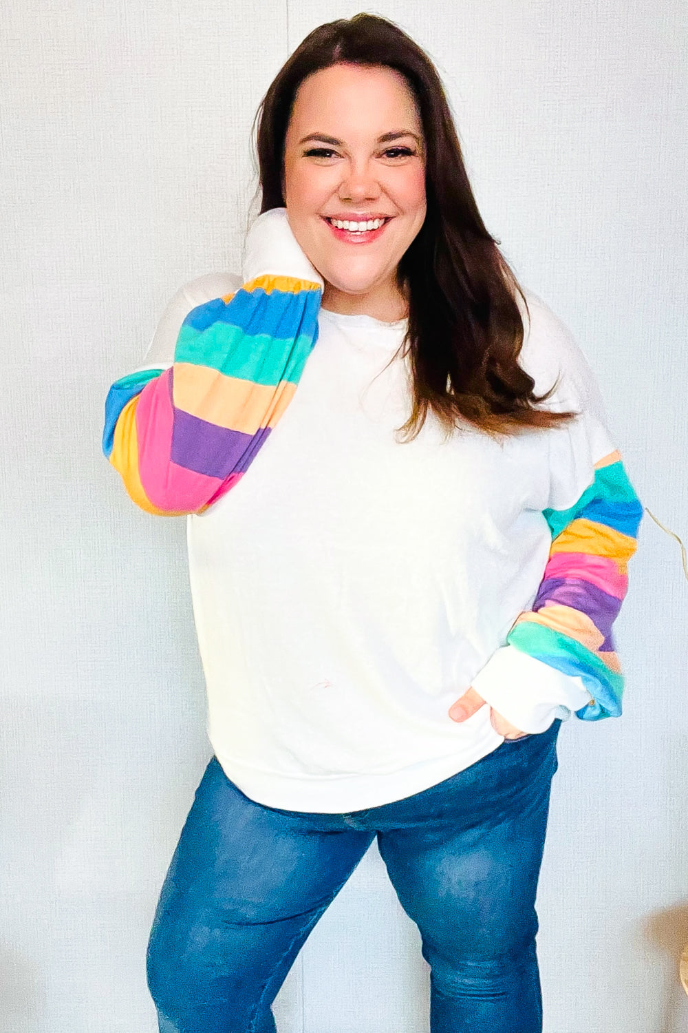 Bright & Cozy Hacci Knit Pullover