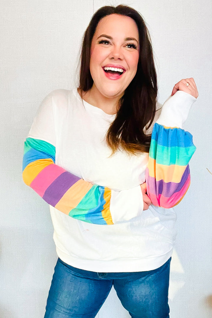 Bright & Cozy Hacci Knit Pullover