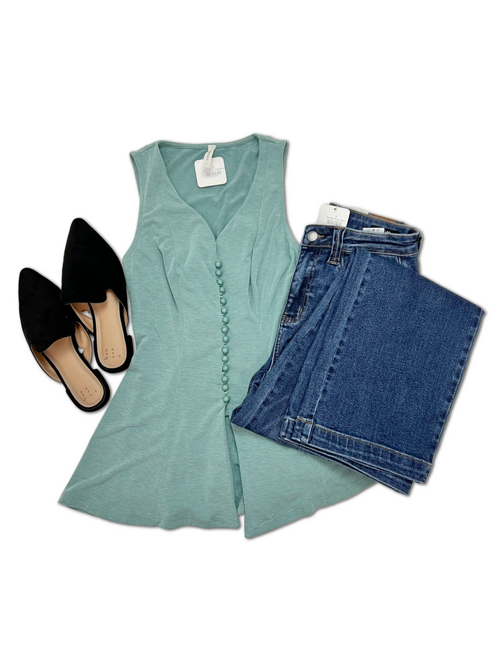 Upscale Comfort - Sleeveless Top