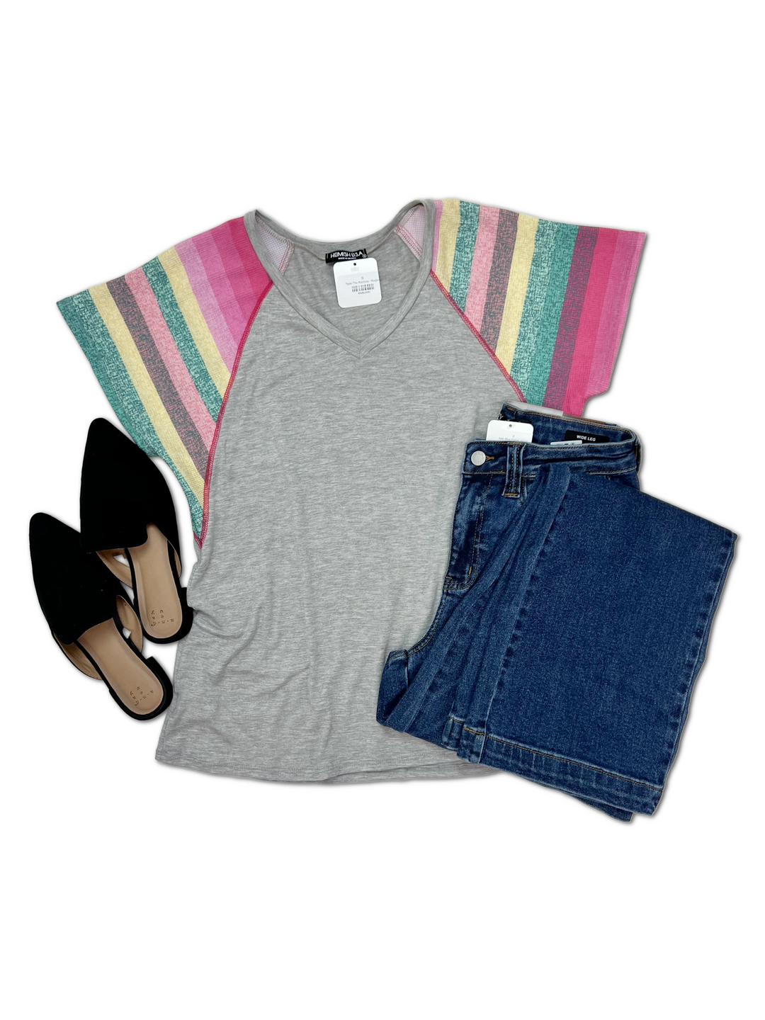 Colorful Days Raglan Top