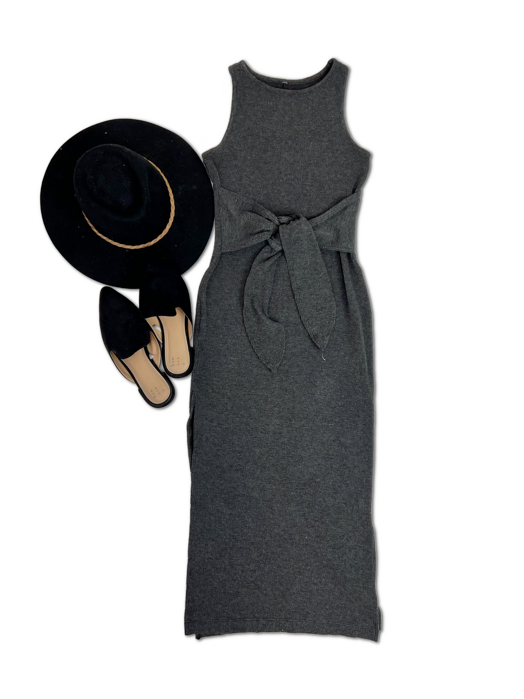 Inner Beauty - Charcoal Dress