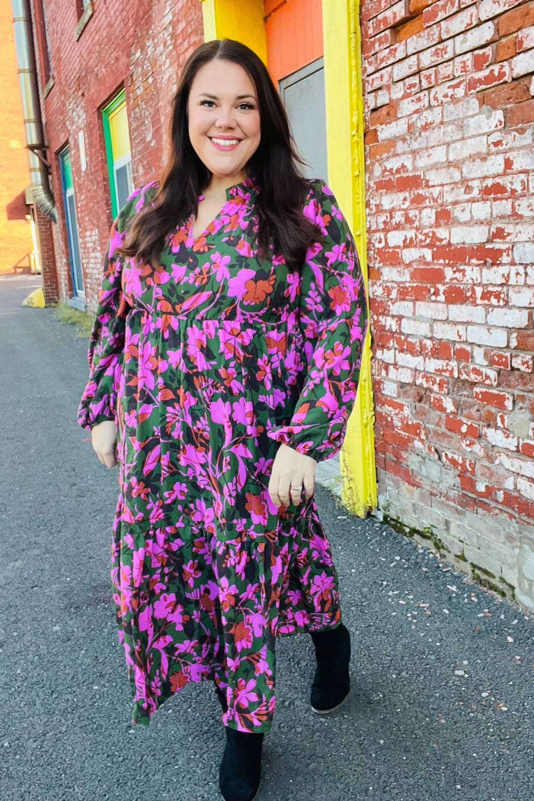 Weekend Stroll Tiered Maxi Dress