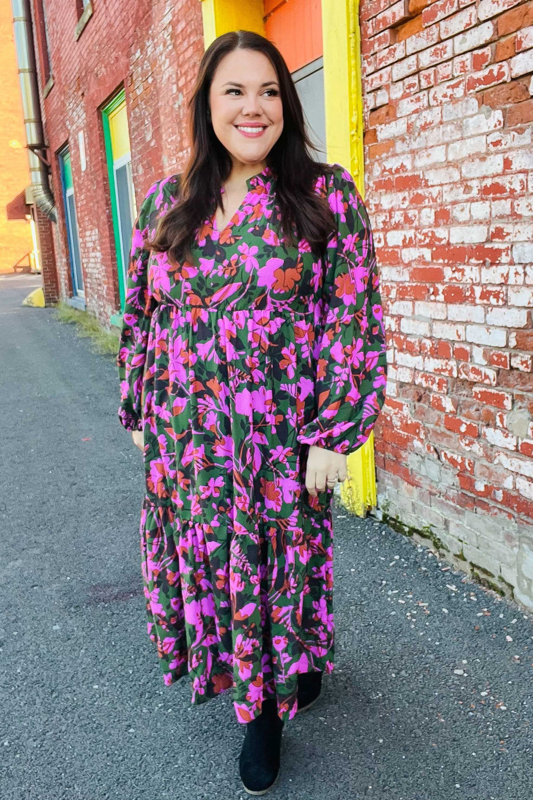 Weekend Stroll Tiered Maxi Dress