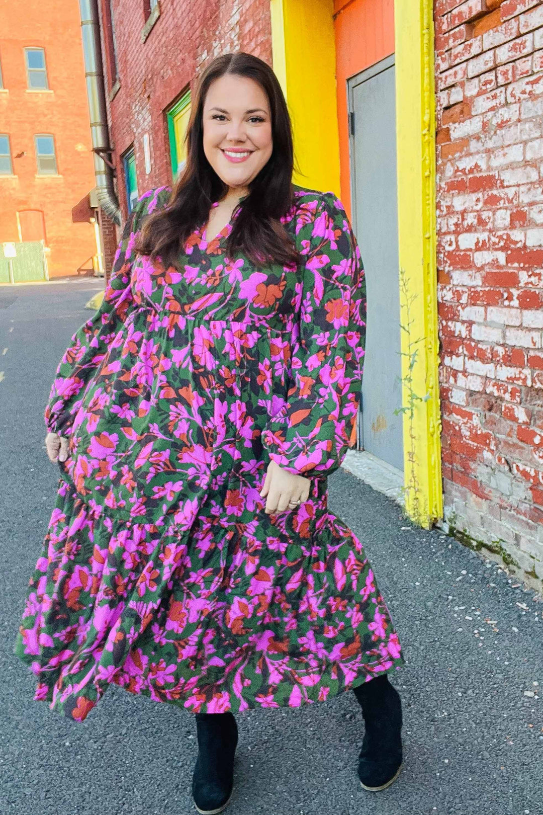 Weekend Stroll Tiered Maxi Dress