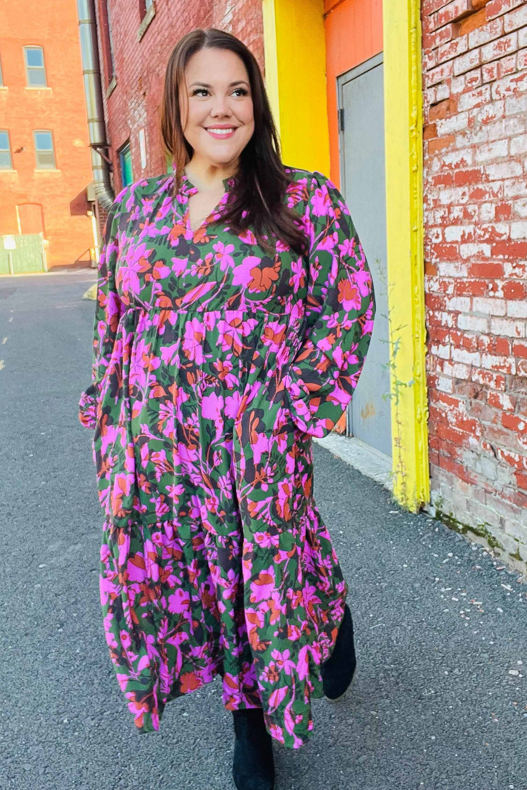 Weekend Stroll Tiered Maxi Dress