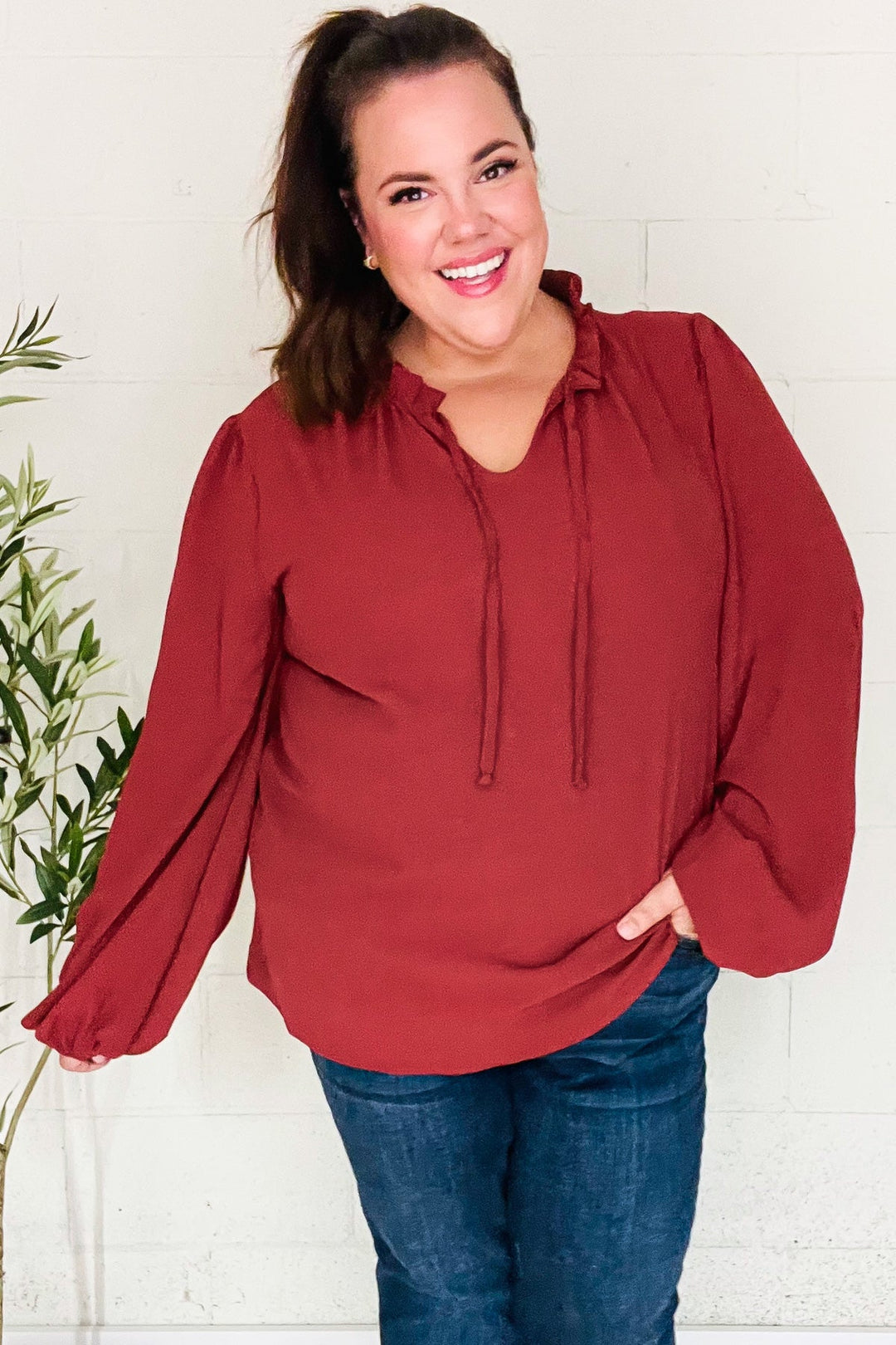 Rich Classics - Burgundy Top