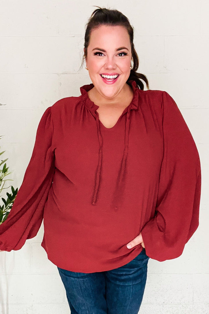 Rich Classics - Burgundy Top