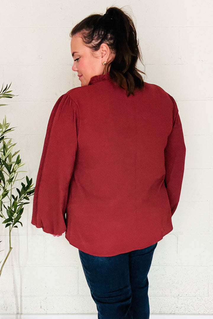 Rich Classics - Burgundy Top