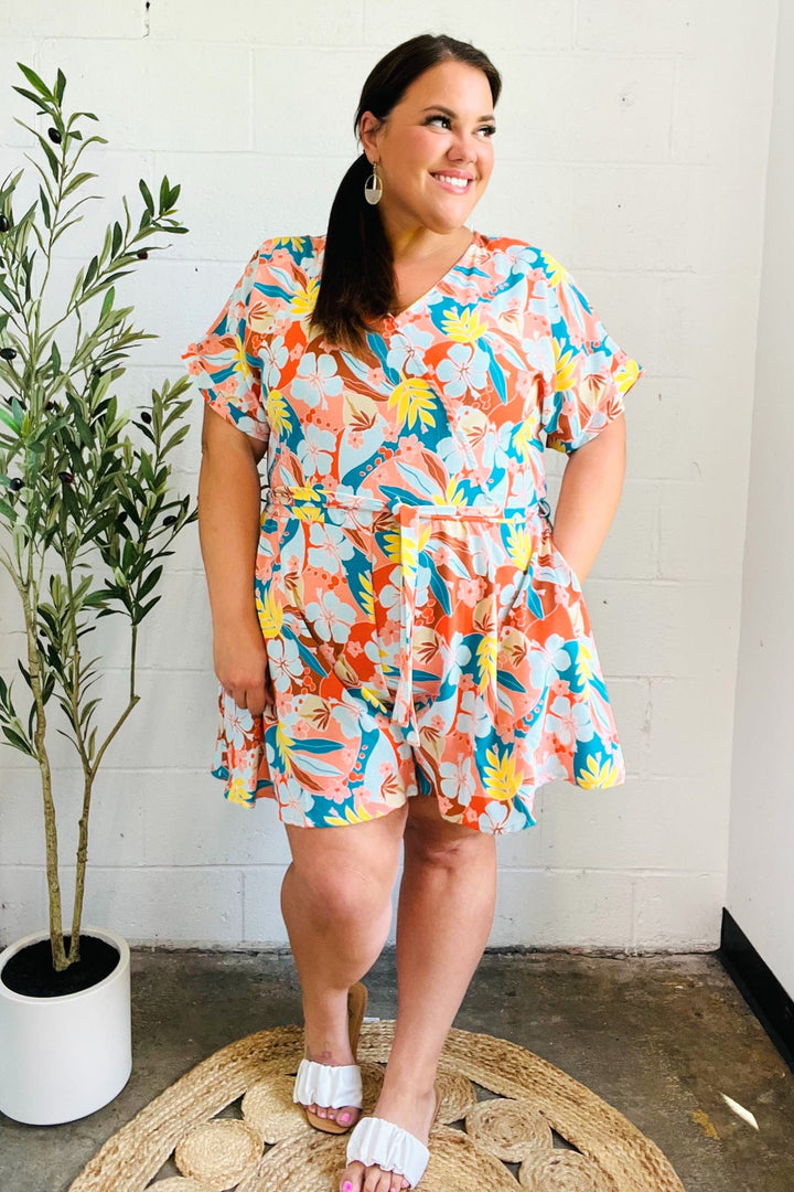 Tropical Vibes - Floral Romper