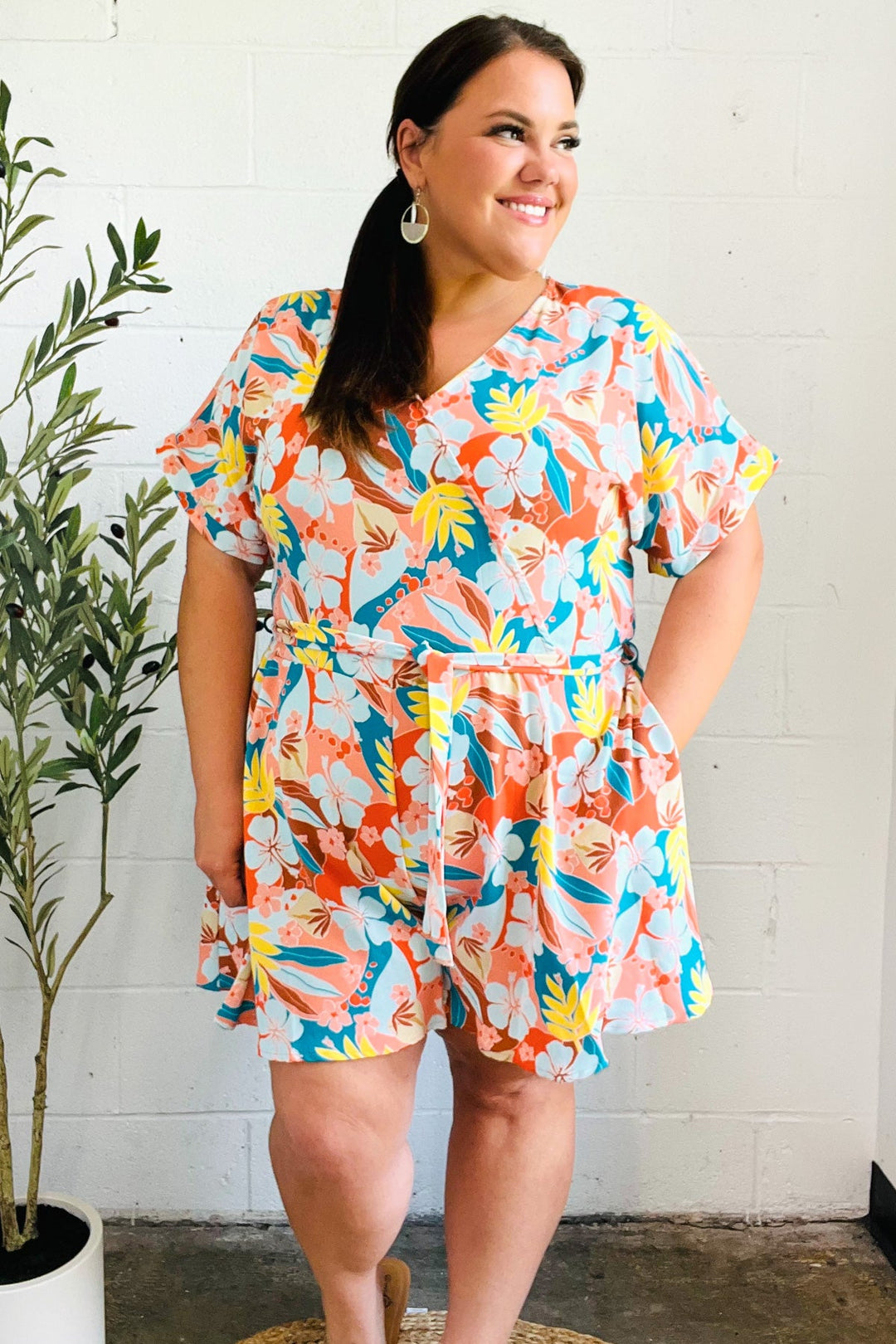 Tropical Vibes - Floral Romper