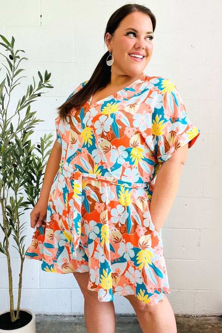 Tropical Vibes - Floral Romper