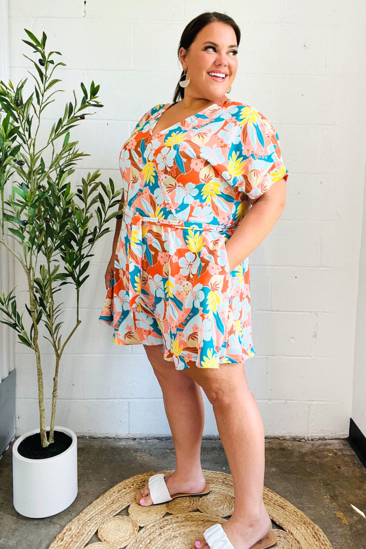 Tropical Vibes - Floral Romper