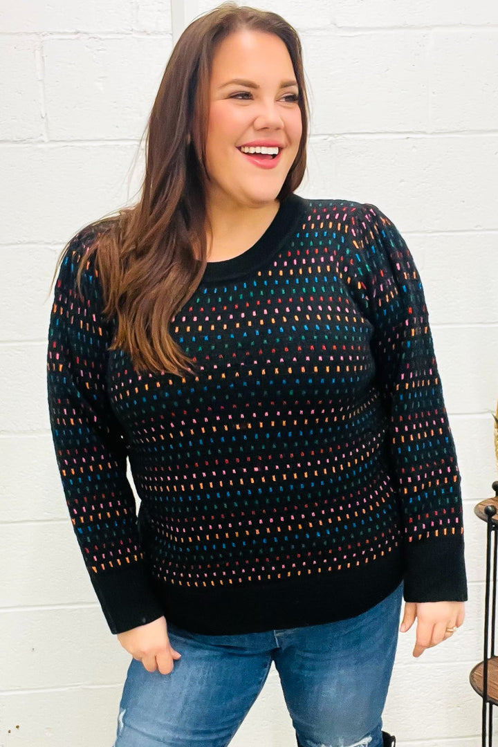 Joyous Times - Jacquard Knit Sweater