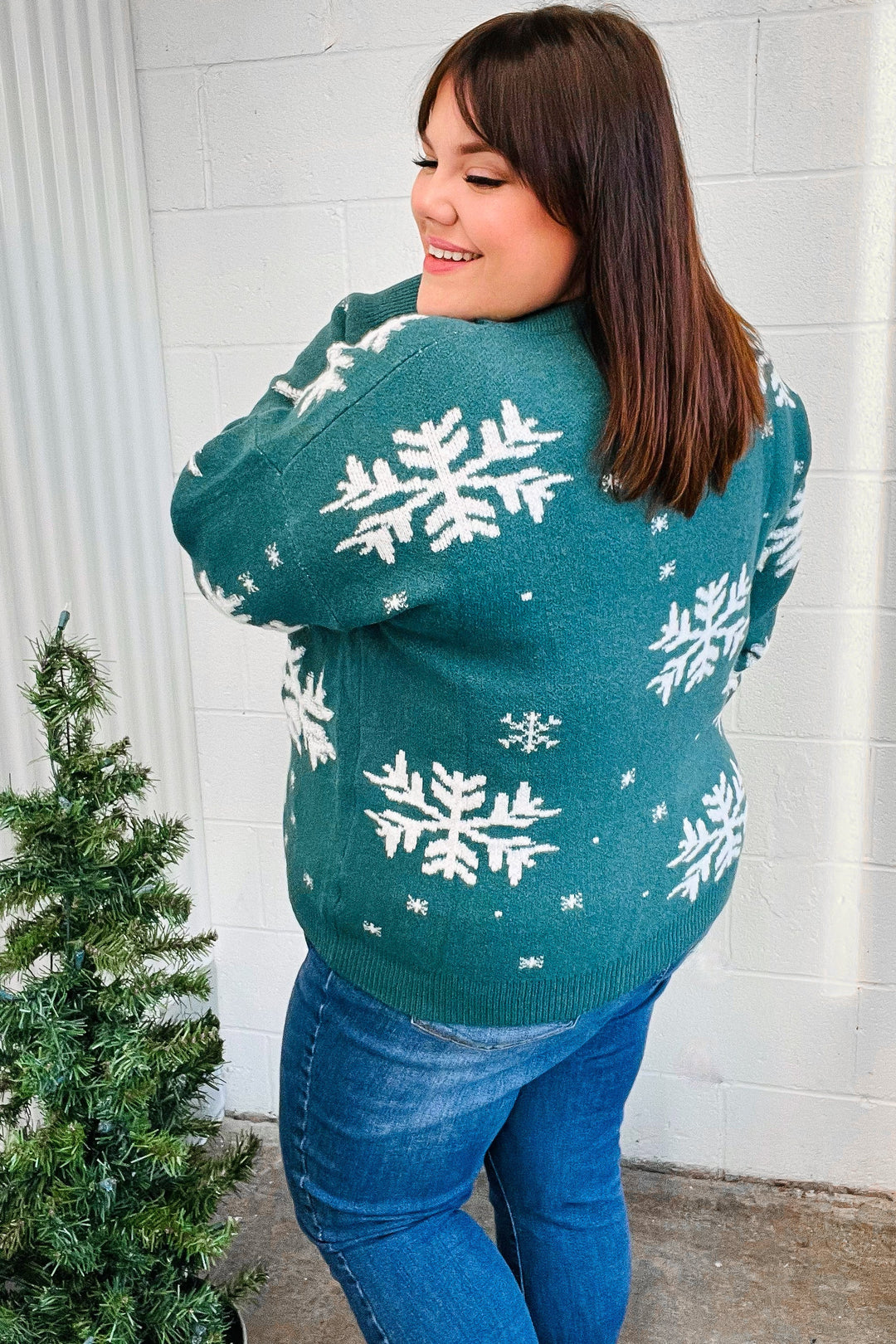 Tis' The Season - Snowflake Jacquard Sweater