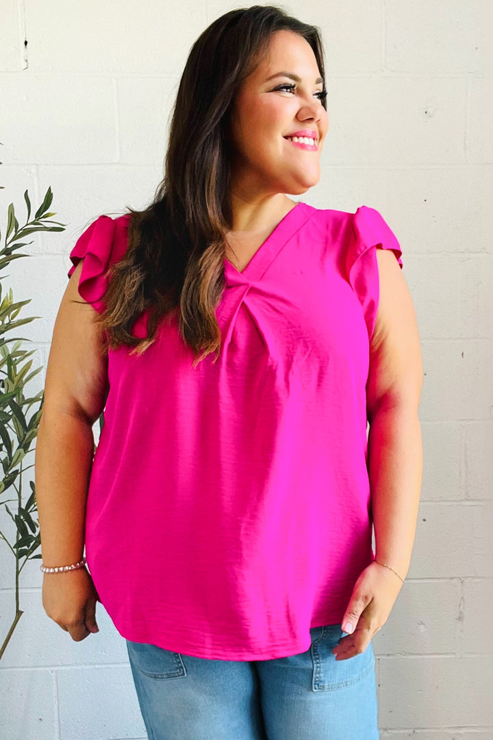 Summer Days Top - Fuchsia