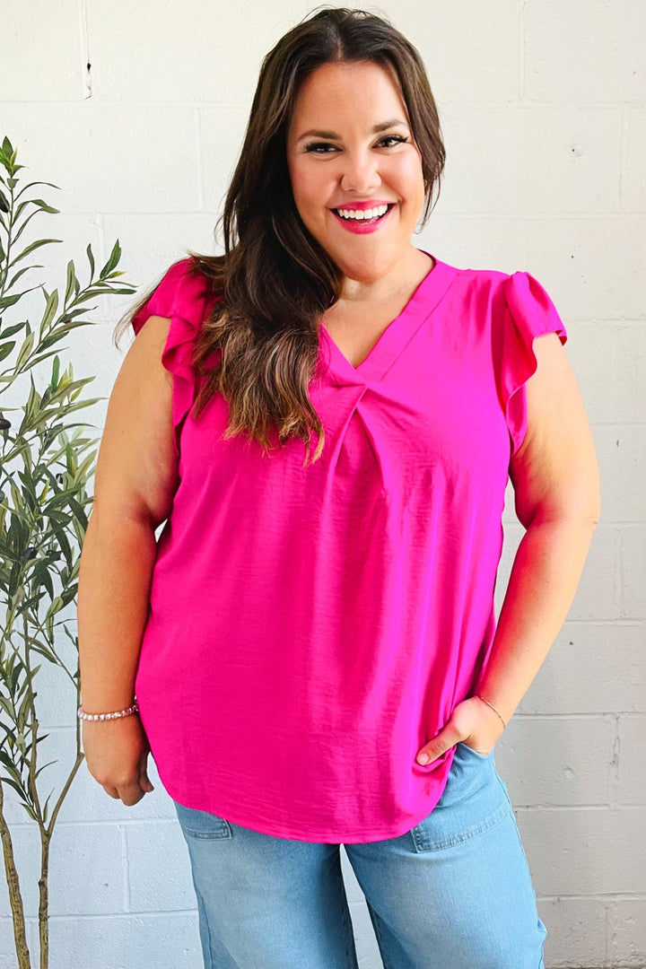 Summer Days Top - Fuchsia