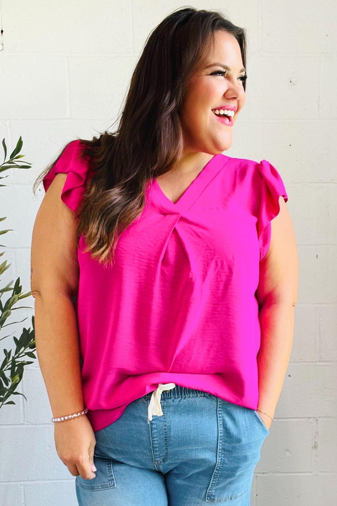 Summer Days Top - Fuchsia