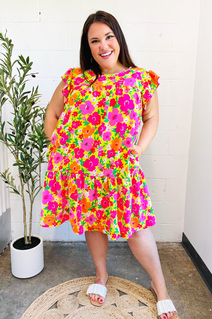 Summer Lovin' Floral Tiered Dress