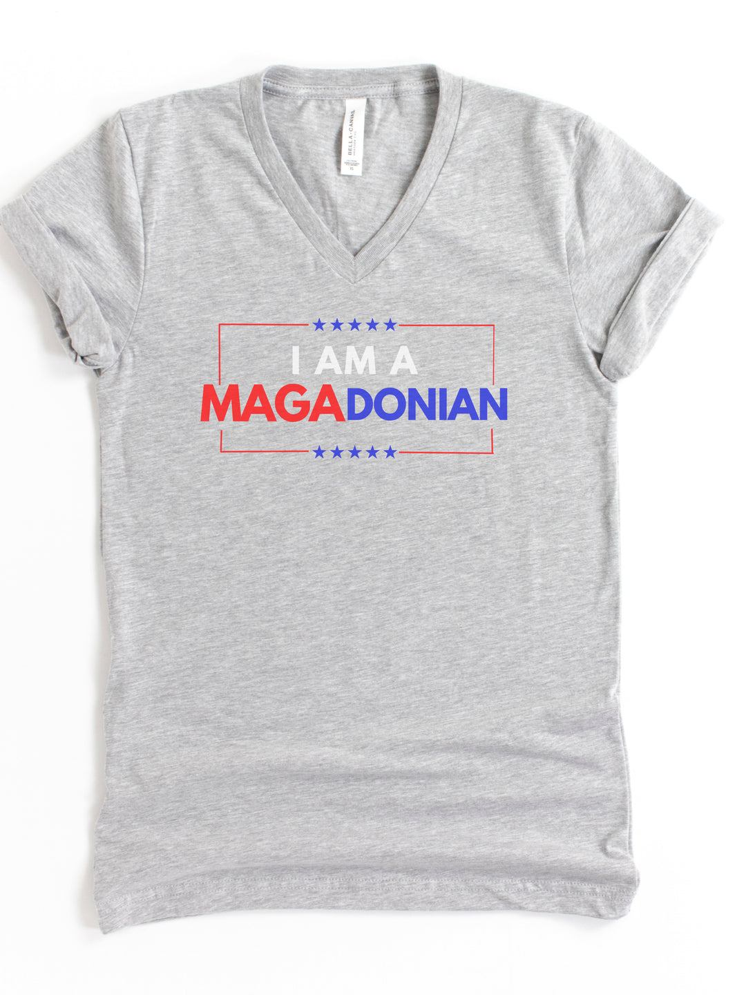 I AM A MAGADonian - Unisex V-Neck Tee