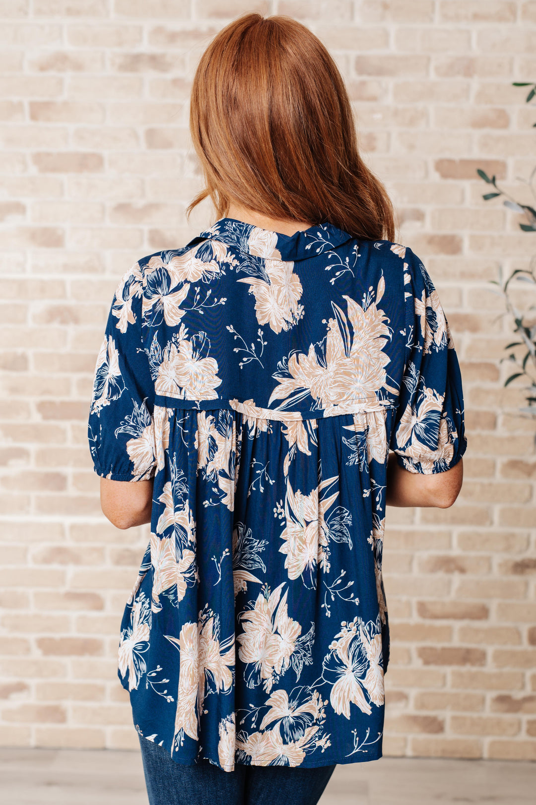 Something Peaceful Floral Blouse