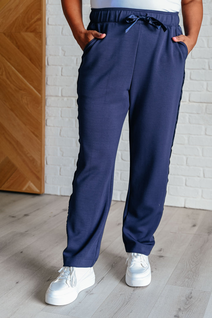 Satin Stripe Lounge Pants