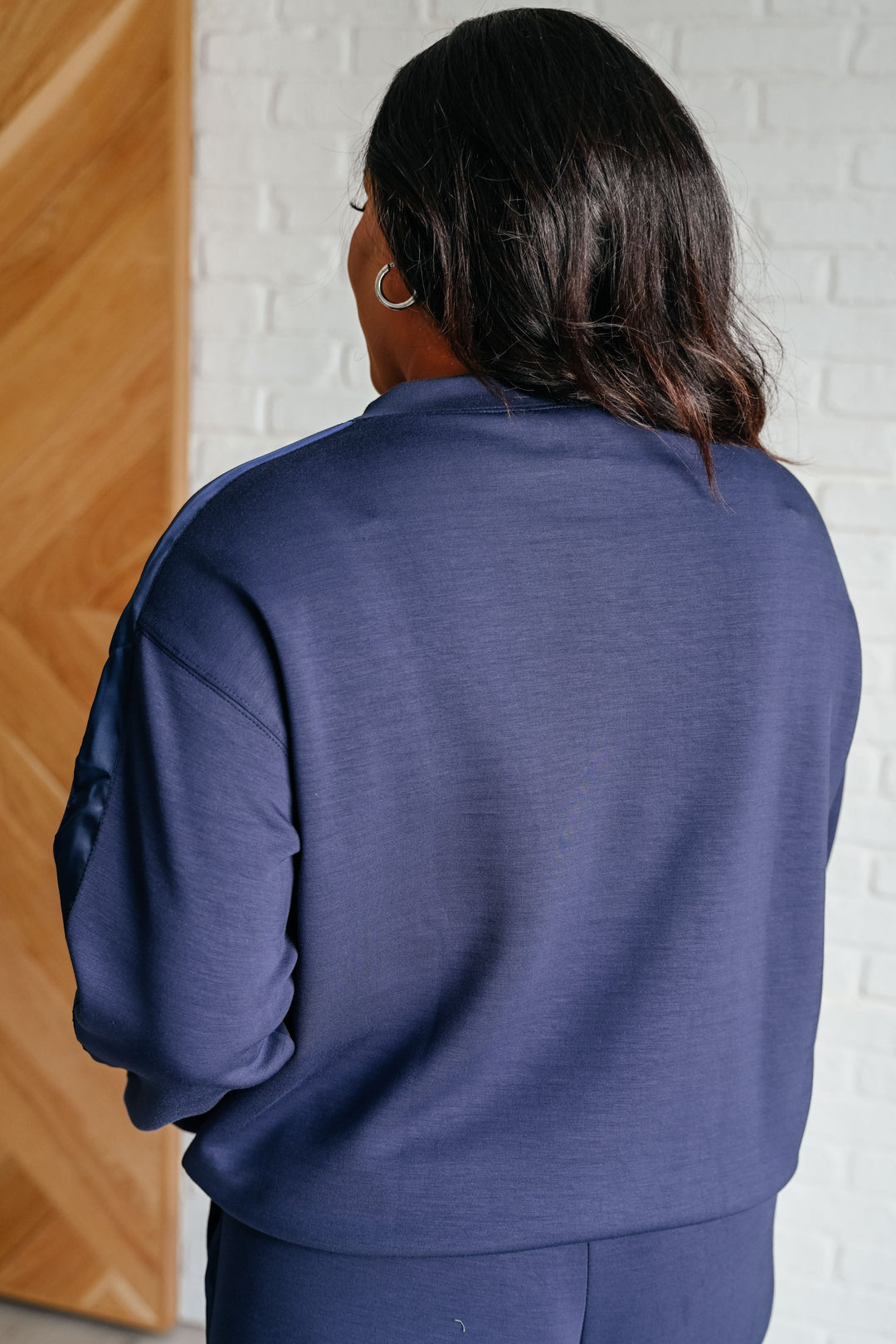 Satin Stripe Pullover